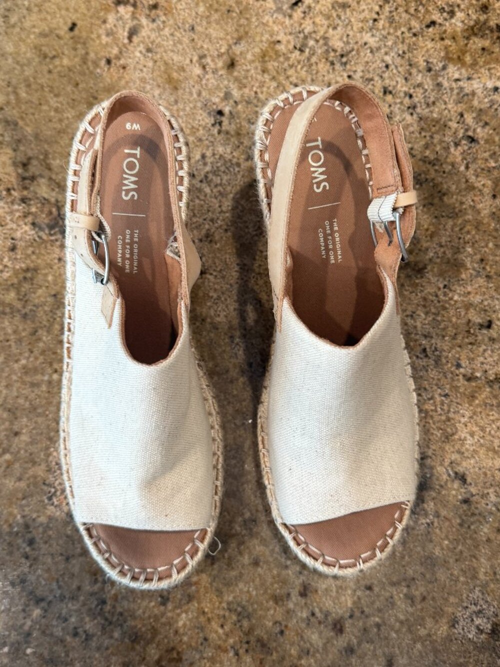 Tom's Monica Wedge Sandal, NWOT Size 9 - Picture 7 of 10